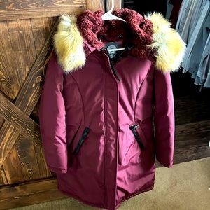 Vince Camuto Women's Down Hooded Parka Duffle Coat